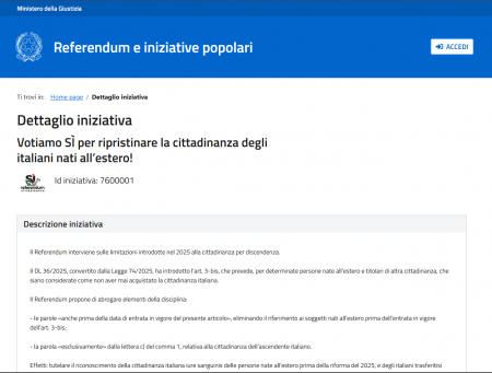 Proposta de referendo da cidadania italiana: o que s�o as 500 mil assinaturas e o que pode mudar