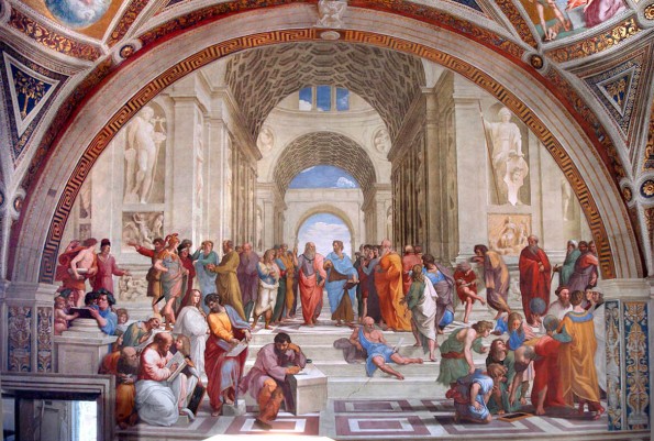 A Escola de Atenas, de Rafael Sanzio