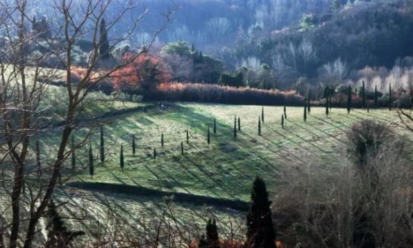 Toscana no inverno.