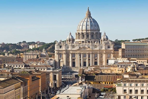 Vista a?rea do Vaticano