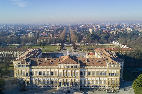 Vista a?rea da cidade de Monza