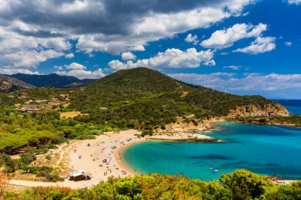 Spiaggia di Chia, na Sardenha